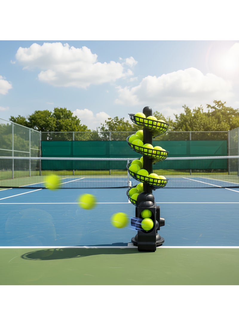ETG Portable Tennis Ball Machine – 26 Ball Capacity, Adjustable Height, Rechargeable Battery - Image 1